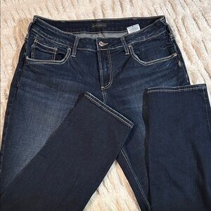 Silver Jeans Dark Blue Boyfriend Jeans